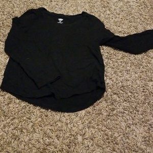 Old Navy plain black long sleeve tee
